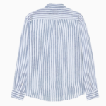 TOMMY HILFIGER [Official Headquarters] [Regular fit] Striped Linen Shirt (T12F1WSH170MT10A5)
