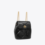 TORY BURCH Kira Diamond Quilt Small Backpack – Black