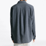 TOMMY HILFIGER [Official Headquarters] Linen Blend Button-Down Shirt (T12F1WSH713MLMPA7)