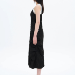 8 seconds Puckering Long Dress — Black