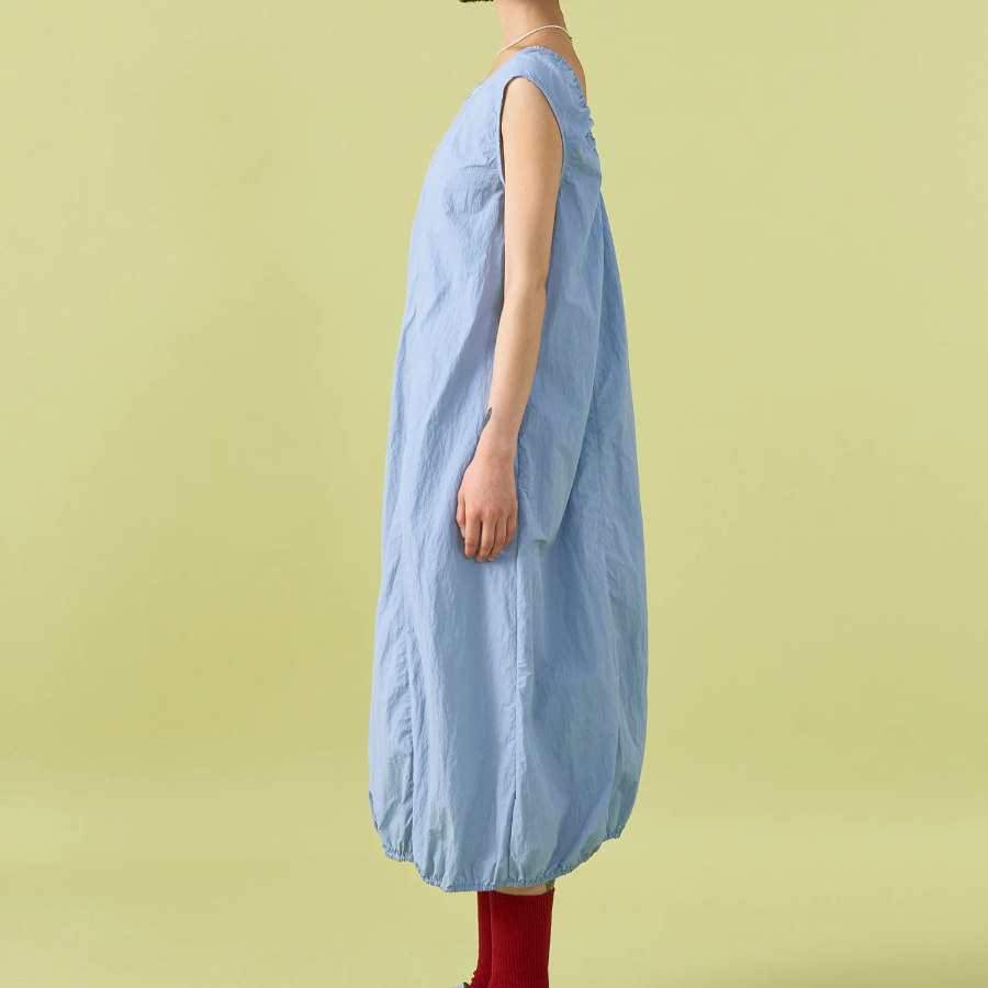 8 seconds Volume Long Dress — Sky Blue