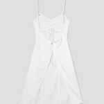 8 seconds Sheer Dress — White