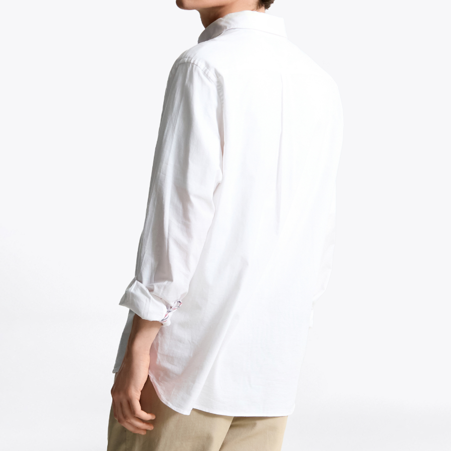 TOMMY HILFIGER [Official Headquarters] [Asian Regular Fit] Flex Oxford Shirt (T12F0WSH130MT2YBR)