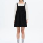 8 seconds Black Mini Dress — Black