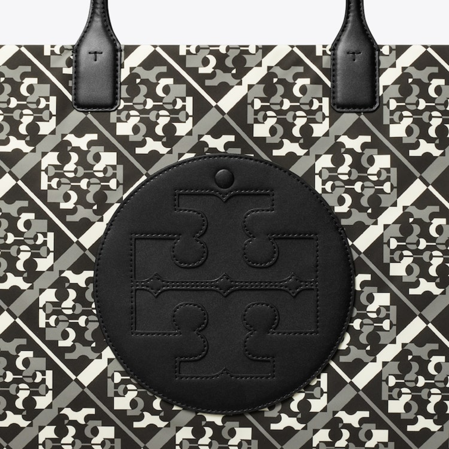 TORY BURCH Ella Printed Tote – Prismatic Logo