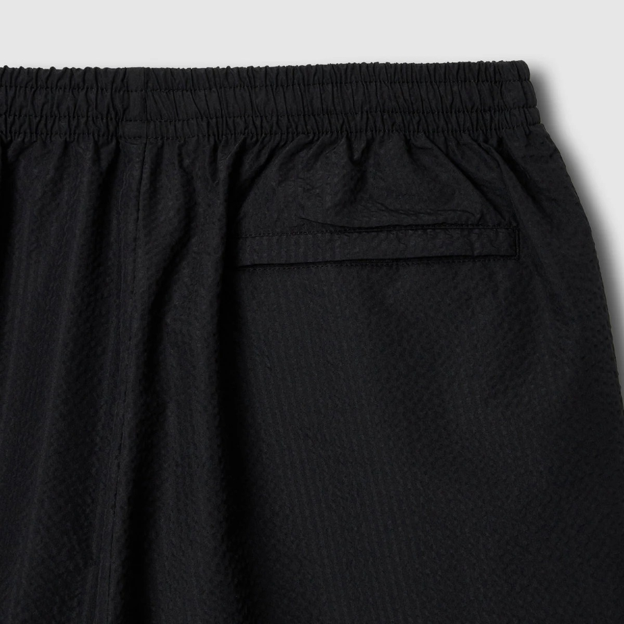 JAJU Seersucker Half Pants – Black