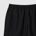 JAJU Seersucker Half Pants – Black