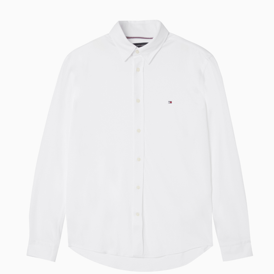 TOMMY HILFIGER Performance Solid Knit Shirt T12F0WSH020MT1YCF