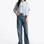 TOMMY HILFIGER [Official Headquarters] Boxy Crop Linen Shirt