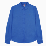TOMMY HILFIGER [Official Headquarters] Linen Color Shirt (T22F1WSH401WL1B50)