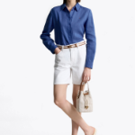 TOMMY HILFIGER [Official Headquarters] Linen Color Shirt (T22F1WSH401WL1B50)