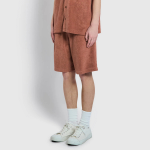 JAJU Terry Half Pants – Brick