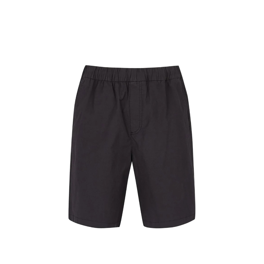 JAJU Cotton Banding Half Pants – Black