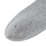 JAJU Cotton Wide Rib Sneaker Socks – Melange Grey