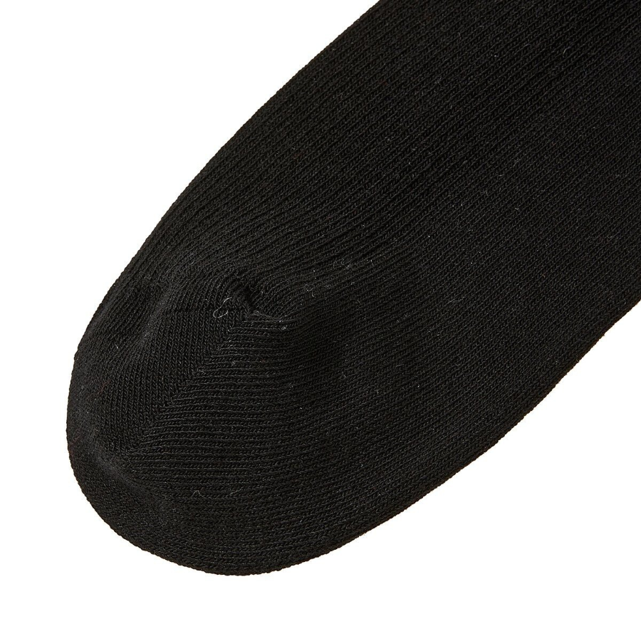 JAJU Cotton Rib Socks – Black