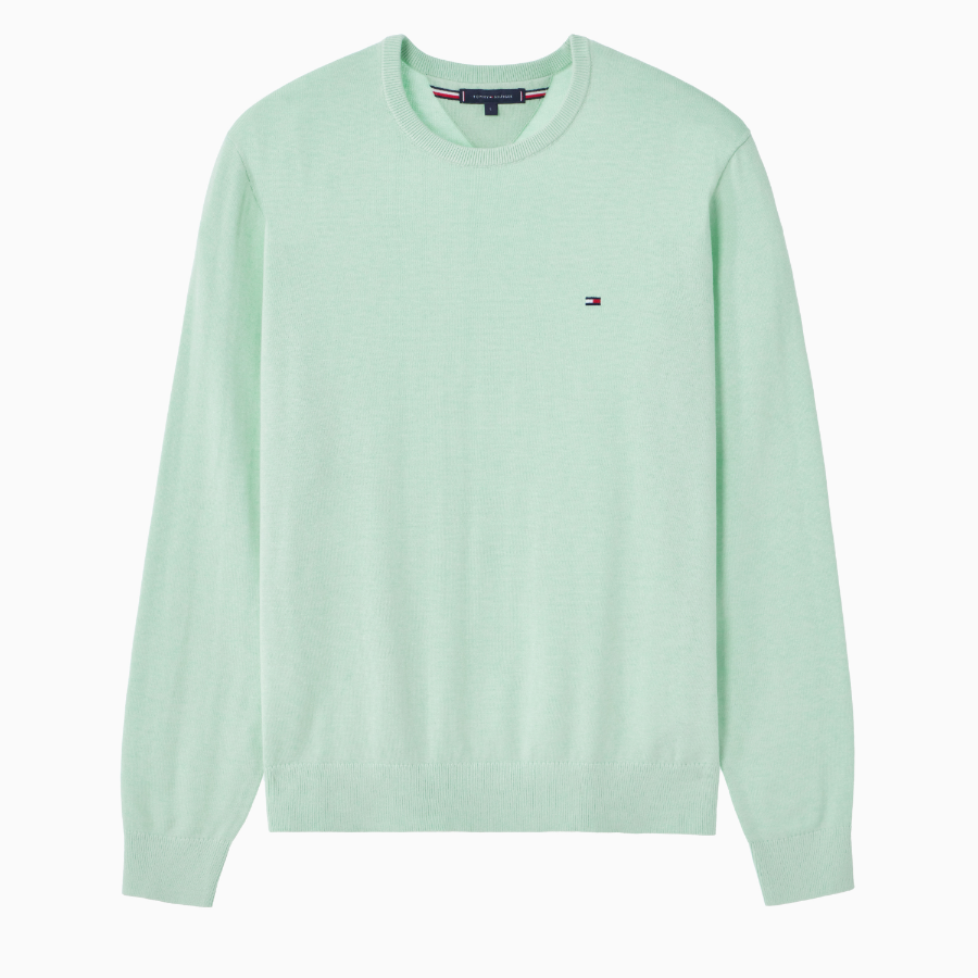 TOMMY HILFIGER Essential Cotton Crewneck Sweater