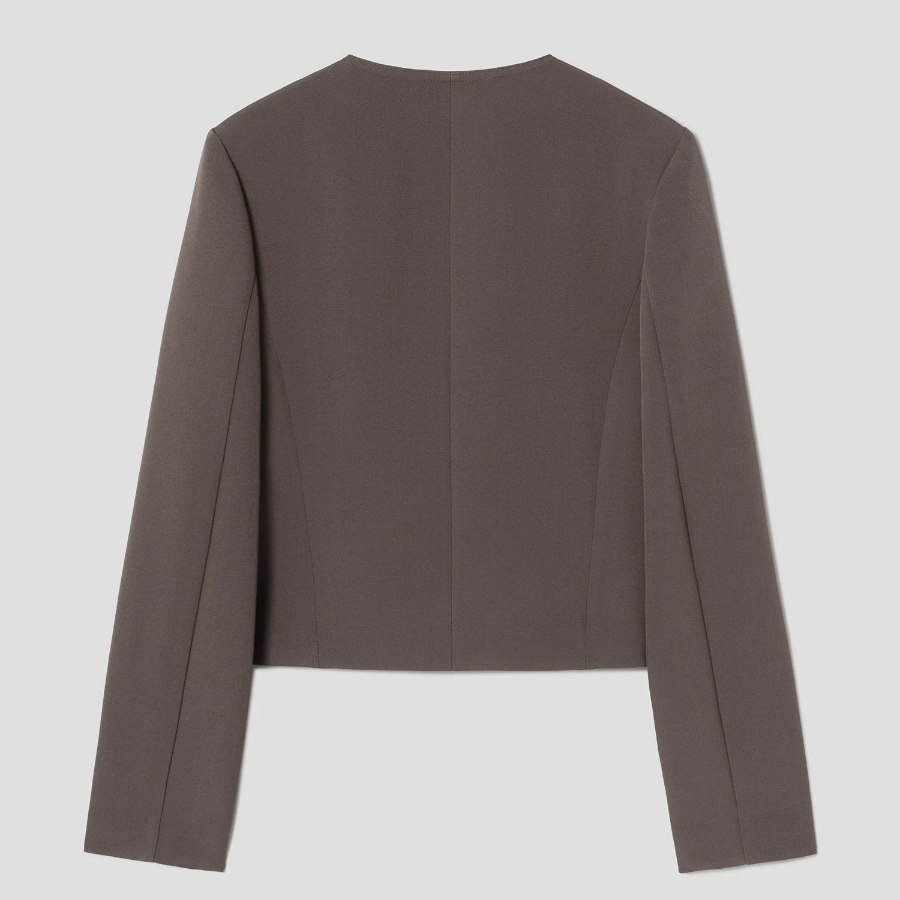 8 seconds Snap-Button Jacket – Brown