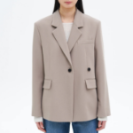 8 seconds Oversized Tailored Jacket – Beige