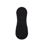 JAJU Cotton High-Cut Fake Socks 5-Pack – Black
