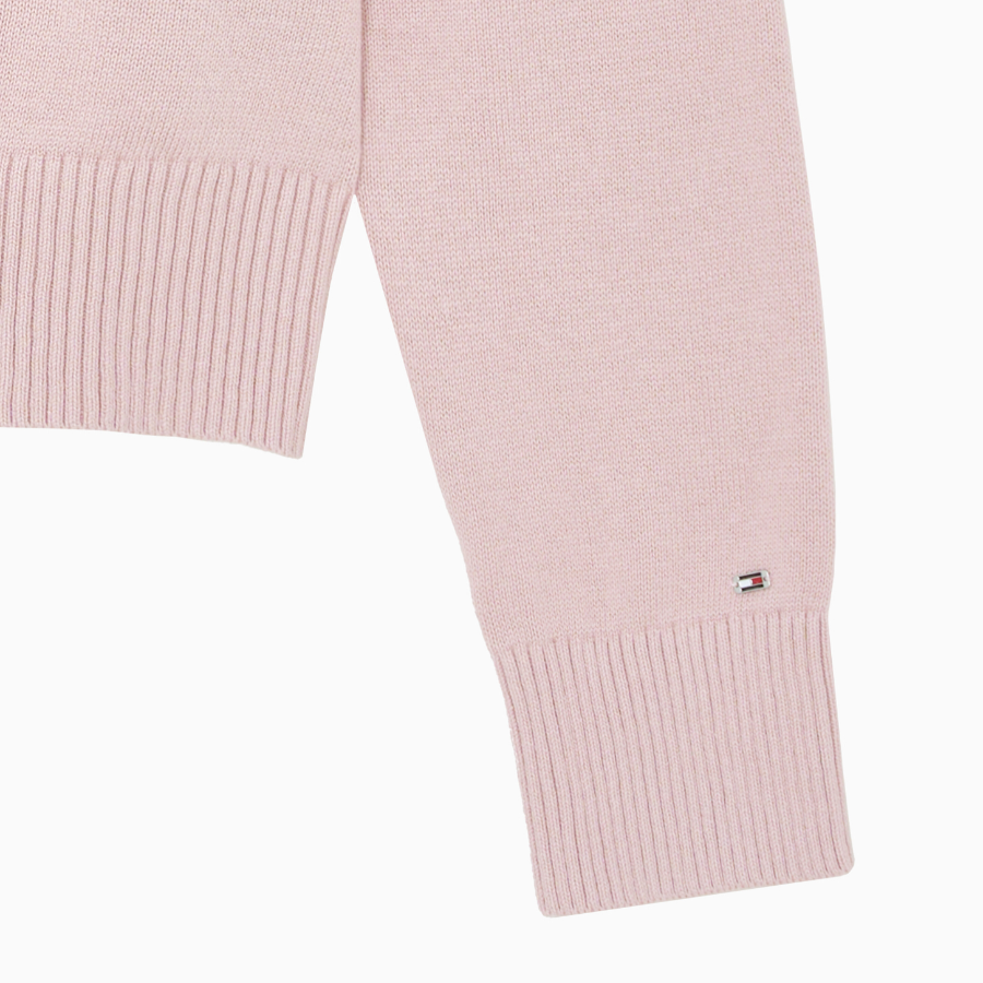TOMMY HILFIGER [Official Headquarters] Logo Crew Neck Sweater