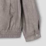 8 seconds [EDITION8] Oversized Leather Jacket — Beige