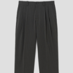 Maison Kitsune Men Relaxed Pleated Pants - Ranger Green