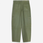 Maison Kitsune Men Belted Utility Pants - Turf Green