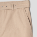 Maison Kitsune Men Belted Pants - Cork