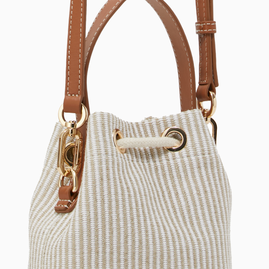 TOMMY HILFIGER [Official Headquarters] Premium Beach Bucket Bag