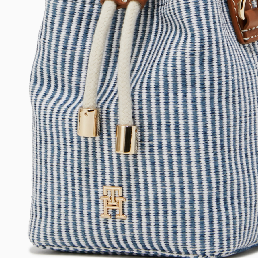 TOMMY HILFIGER [Official Headquarters] Premium Beach Bucket Bag