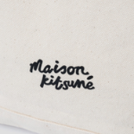 Maison Kitsune Unisex Fox Head Tote Bag - Ecru