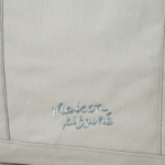 Maison Kitsune Unisex Fox Head Xl Tote - Court Green