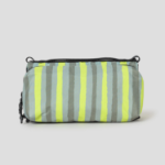 Maison Kitsune Unisex Maison Kitsune X Topologie Striped Bottle Bag - Vert-De-Gris/Citron Vert Print