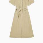 Tommy Hilfiger Official Linen Blend Utility Shirt Dress
