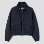 8 seconds Cotton Blend Zip-Up Jumper — Navy
