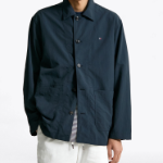 8 seconds Twill Cotton High Neck Jumper — Light Grey