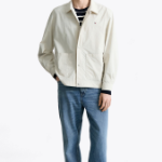 8 seconds Cotton Nylon Short Hood Jumper — Ash