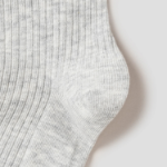 8 seconds Cotton Blend Ribbed Socks — Ivory