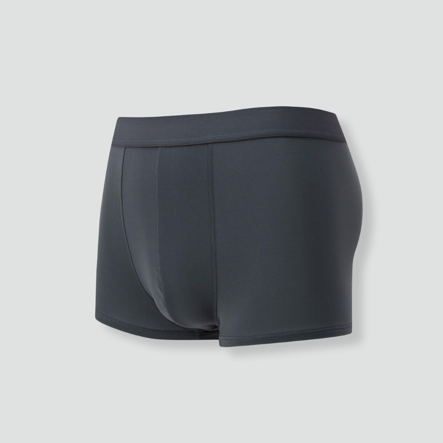 JAJU 720-Degree Stretch Butter Drawers Briefs – Charcoal