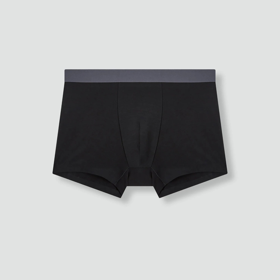 JAJU 120-Count Modal No-Line Drawers Briefs – Black