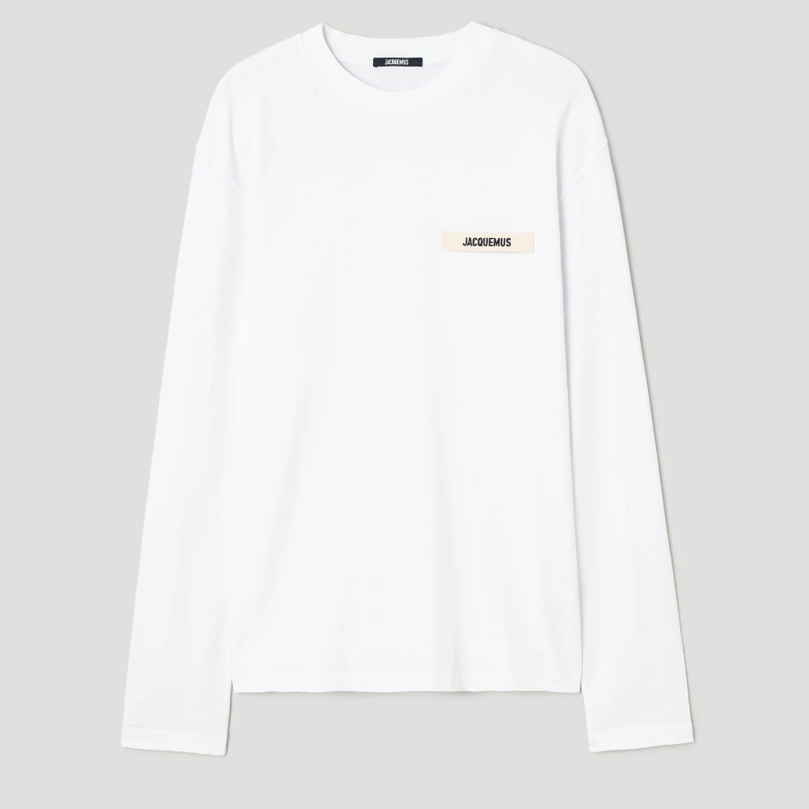 JACQUEMUS (Men) Le Tshirt Gros Grain Ml - White