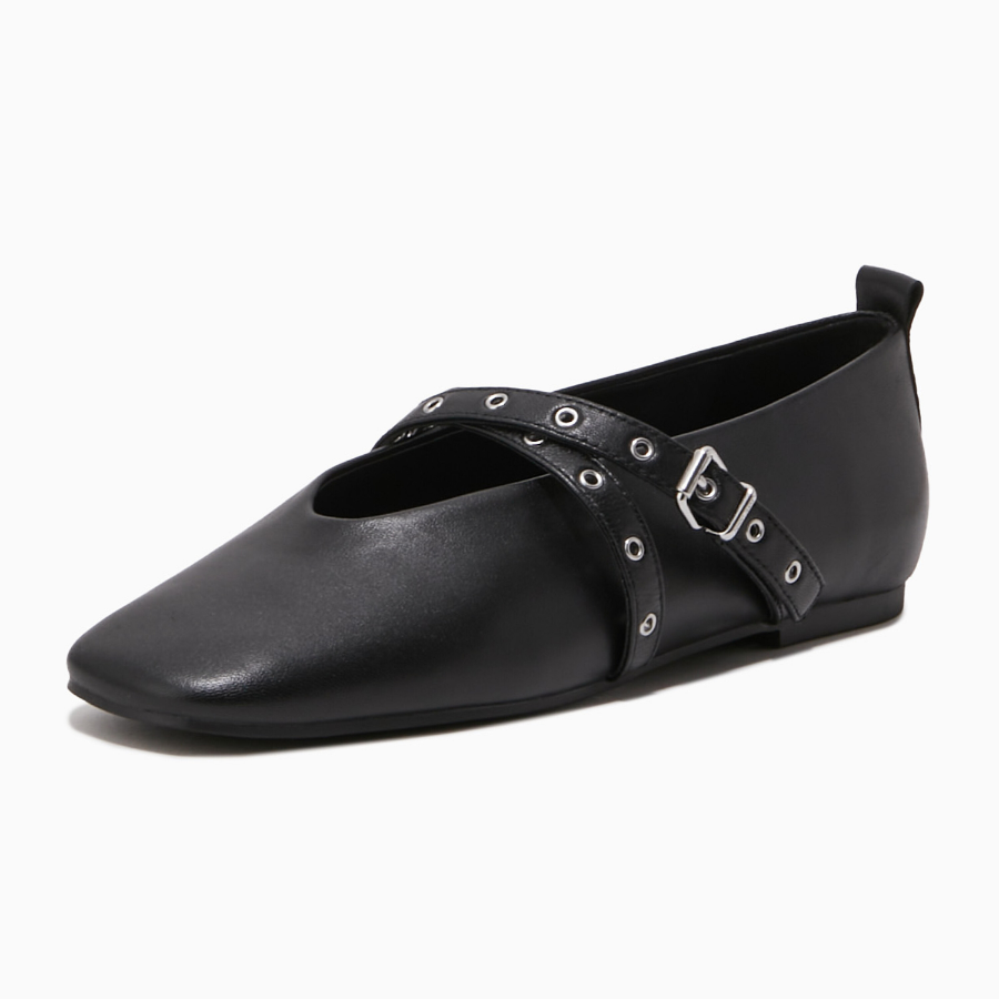 TOMMY HILFIGER Bailey Leather Mary Jane Ballerina