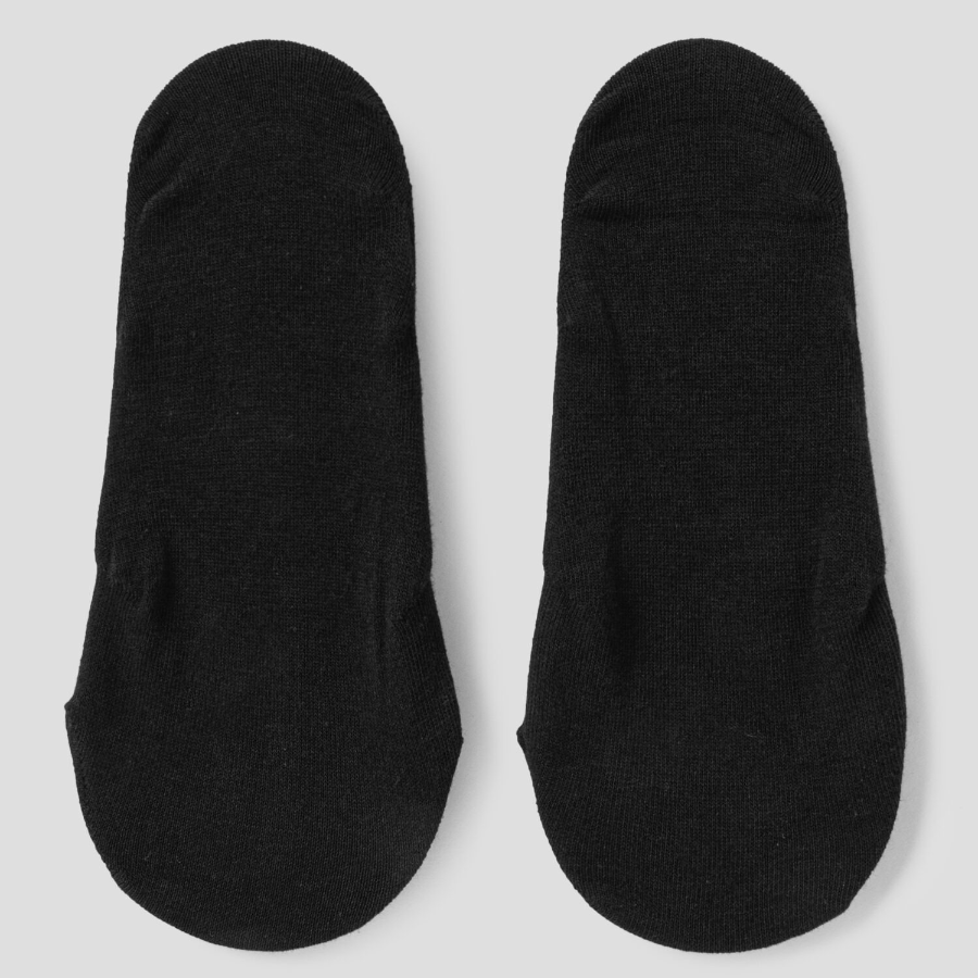 8 seconds TokTok Solid No-Show Socks — Black