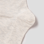 8 seconds Melange Ribbed Socks — Ivory