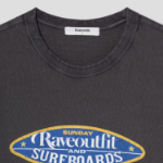8 seconds Garment Dyeing Oval Graphic T-shirt – Ash