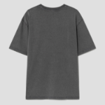 8 seconds Garment Dyeing One-point Short Sleeve T-shirt – Ash
