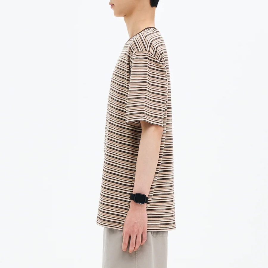 8 seconds Multi Stripe T-shirt — Beige