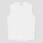 8 seconds Daily Cotton Sleeveless — White