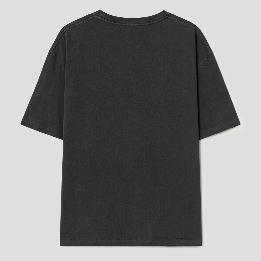 8 seconds Pigment Dye Graphic T-shirt — Ash