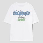 8 seconds Spirit Back Lettering Graphic T-shirt — White